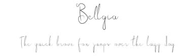 Bellgia by Muksal Creative — Script Handwritten Font — thumbnail 1