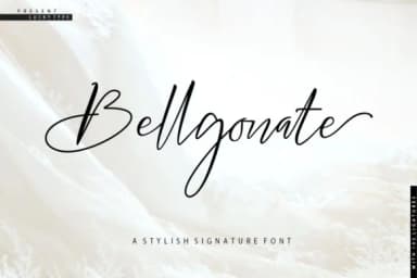 Bellgonate Script Font by luckytype.font — Script Handwritten Font — thumbnail 1