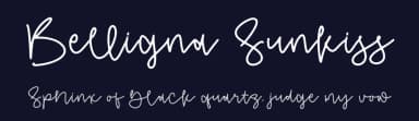 Belligna Sunkiss by Perspectype Studio - Letterena.com — Script Handwritten Font — thumbnail 2