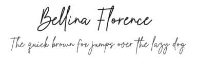 Bellina Florence by Picky Labs — Script Handwritten Font — thumbnail 1