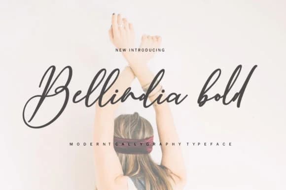 Bellindia Font by mightype89 — Script Handwritten Font