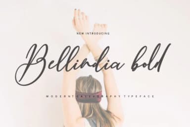 Bellindia Font by mightype89 — Script Handwritten Font — thumbnail 1