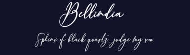 Bellindia by mightype — Script Handwritten Font — thumbnail 2