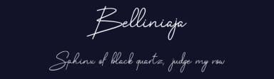Belliniaja by Basni.std — Script Handwritten Font — thumbnail 2
