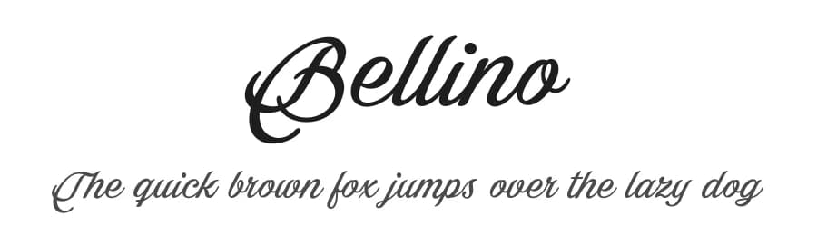 Bellino by Måns Grebäck — Script Handwritten Font