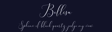 Bellisa by Amarlettering - Takiy — Script Handwritten Font — thumbnail 2