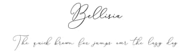 Bellisia by Sizimon.id — Script Handwritten Font — thumbnail 1