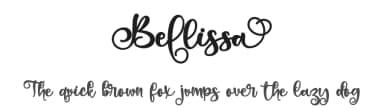 Bellissa by Letterara — Script Handwritten Font — thumbnail 1