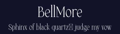 BellMore by FactoryType — Serif Font — thumbnail 2