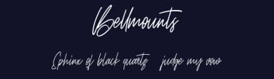 Bellmounts by Maulana Creative — Script Handwritten Font — thumbnail 2