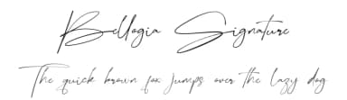 Bellogia Signature by Jadatype — Script Handwritten Font — thumbnail 1
