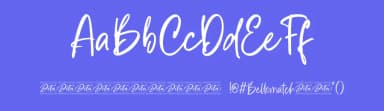 Bellomatch by Ditatype — Script Handwritten Font — thumbnail 3