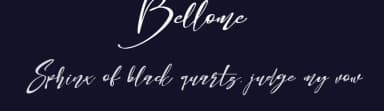 Bellome by Lettersiro Studio — Script Handwritten Font — thumbnail 2
