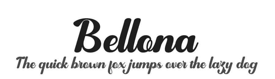 Bellona by Pista Mova — Script Handwritten Font