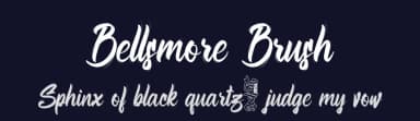 Bellsmore Brush by Rochart Studio — Script Handwritten Font — thumbnail 2