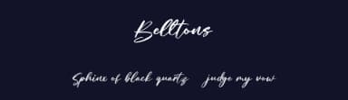 Belltons by Maulana Creative — Script Handwritten Font — thumbnail 2