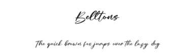 Belltons by Maulana Creative — Script Handwritten Font — thumbnail 1
