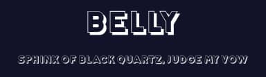 Belly by Vladimir Nikolic — Sans Serif Font — thumbnail 2