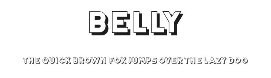 Belly by Vladimir Nikolic — Sans Serif Font