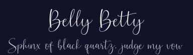 Belly Betty by Ef Studio — Script Handwritten Font — thumbnail 2