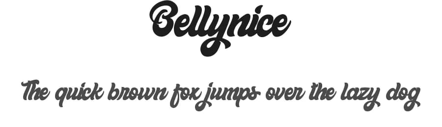 Bellynice by Holydie Studio — Script Handwritten Font