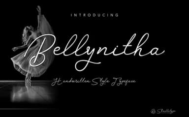 Bellynitha Font by victoriant99 — Script Handwritten Font — thumbnail 1
