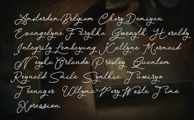 Bellynitha Font by victoriant99 — Script Handwritten Font — thumbnail 4