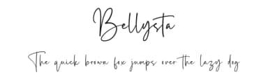 Bellysta by RantautypeStudio — Script Handwritten Font — thumbnail 1