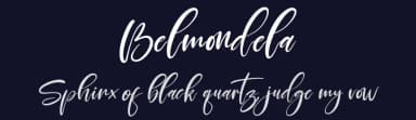 Belmondela by Perspectype Studio - Letterena.com — Script Handwritten Font — thumbnail 2