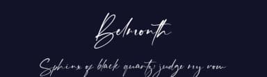 Belmonth by SpoonSummer — Script Handwritten Font — thumbnail 2
