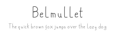 Belmullet by Katherine — Script Handwritten Font — thumbnail 1