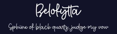 Belofytta by keithzo — Script Handwritten Font — thumbnail 2