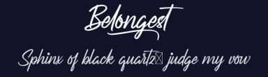 Belongest by NihStudio — Script Handwritten Font — thumbnail 2