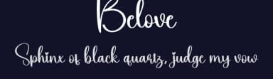 Belove by Scratchones — Script Handwritten Font — thumbnail 2