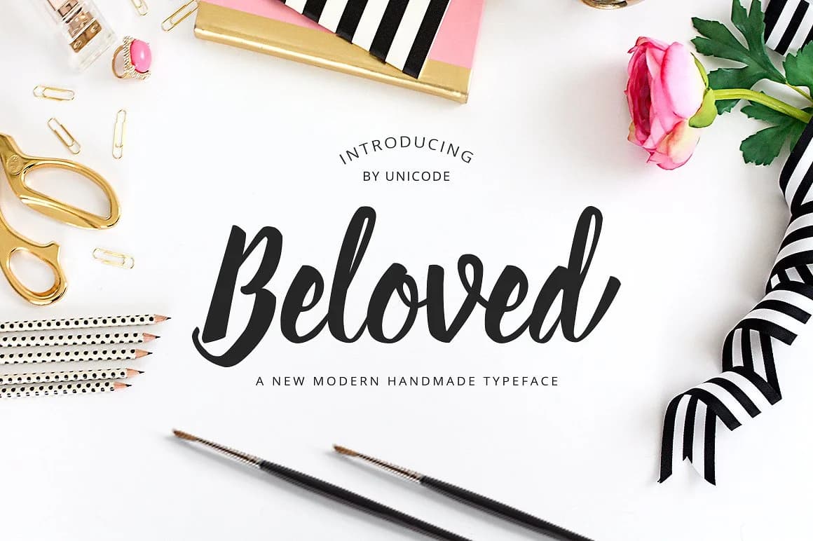 Beloved Font by Unicode Studio by Unicode Studio — Script Handwritten Font