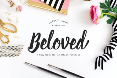 Beloved Font by Unicode Studio by Unicode Studio — Script Handwritten Font — thumbnail 1