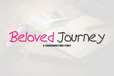 Beloved Journey Font by Rvandtype — Script Handwritten Font — thumbnail 1
