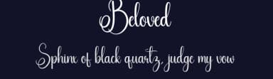 Beloved by Scratchones — Script Handwritten Font — thumbnail 2