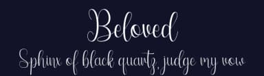 Beloved by Hardiboy Design — Script Handwritten Font — thumbnail 2