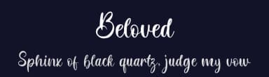 Beloved by MJB Letters — Script Handwritten Font — thumbnail 2