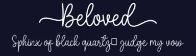 Beloved by AV Type — Script Handwritten Font — thumbnail 2