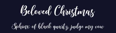 Beloved Christmas by Andrimada Creative — Script Handwritten Font — thumbnail 2