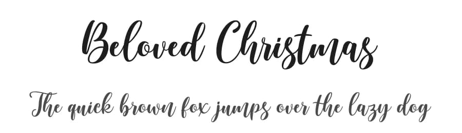 Beloved Christmas by Andrimada Creative — Script Handwritten Font