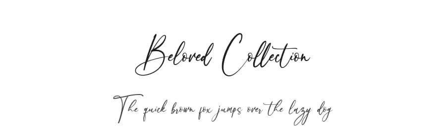 Beloved Collection by alphArtype — Script Handwritten Font