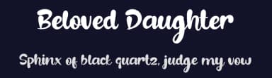 Beloved Daughter by Khurasan — Script Handwritten Font — thumbnail 2