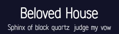 Beloved House by Hanna Bie — Script Handwritten Font — thumbnail 2