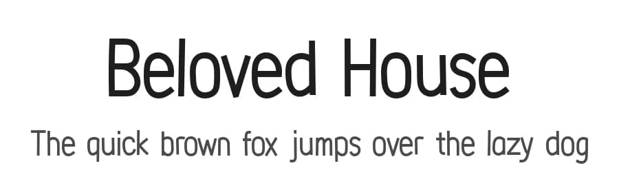 Beloved House by Hanna Bie — Script Handwritten Font