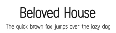 Beloved House by Hanna Bie — Script Handwritten Font — thumbnail 1
