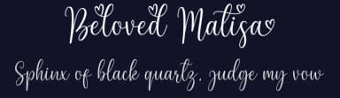 Beloved Matisa by AV Type — Script Handwritten Font — thumbnail 2