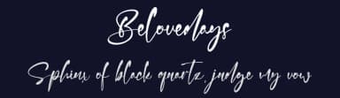 Belovedays by Kong Font — Script Handwritten Font — thumbnail 2